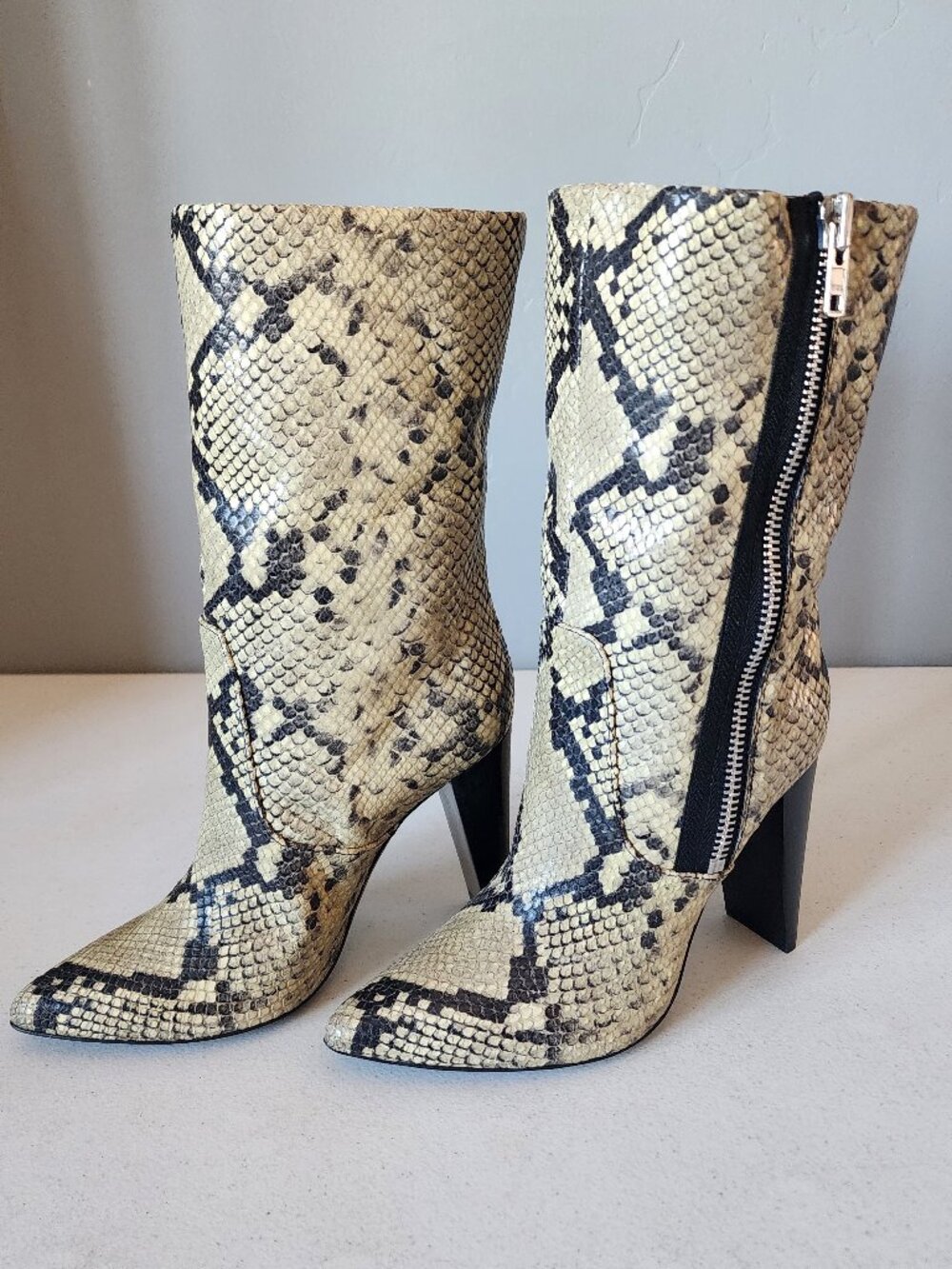 Philosophy Snake Skin Boots "NEW"